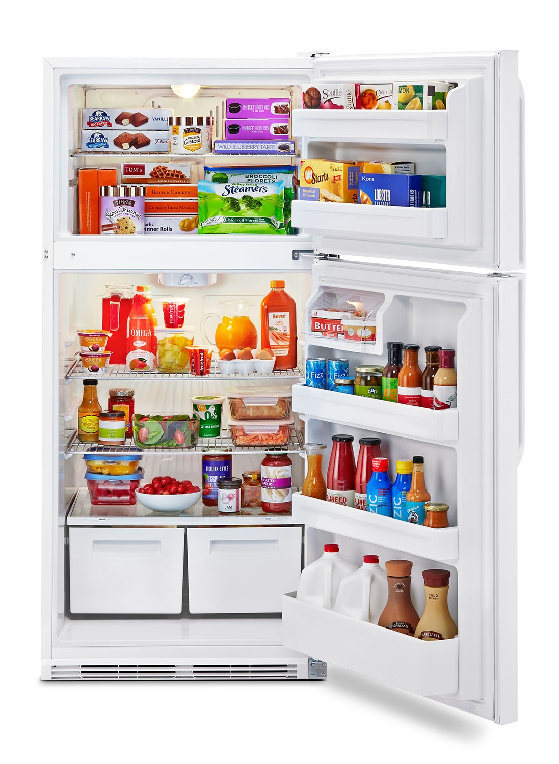 white haier refrigerator