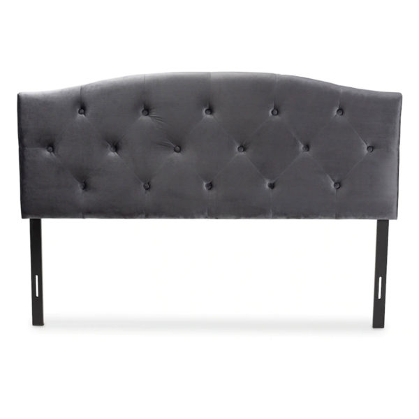 Dark Gray Queen Headboard