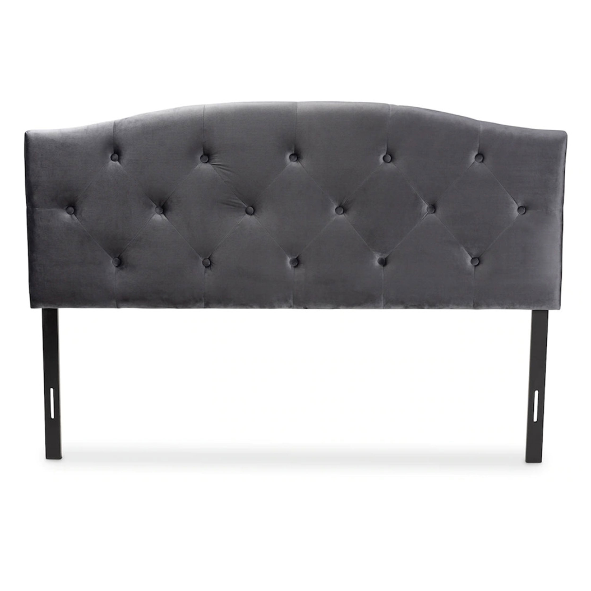 Dark Gray Queen Headboard
