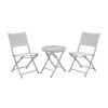 Grey Foldable Bistro Set - Image 2