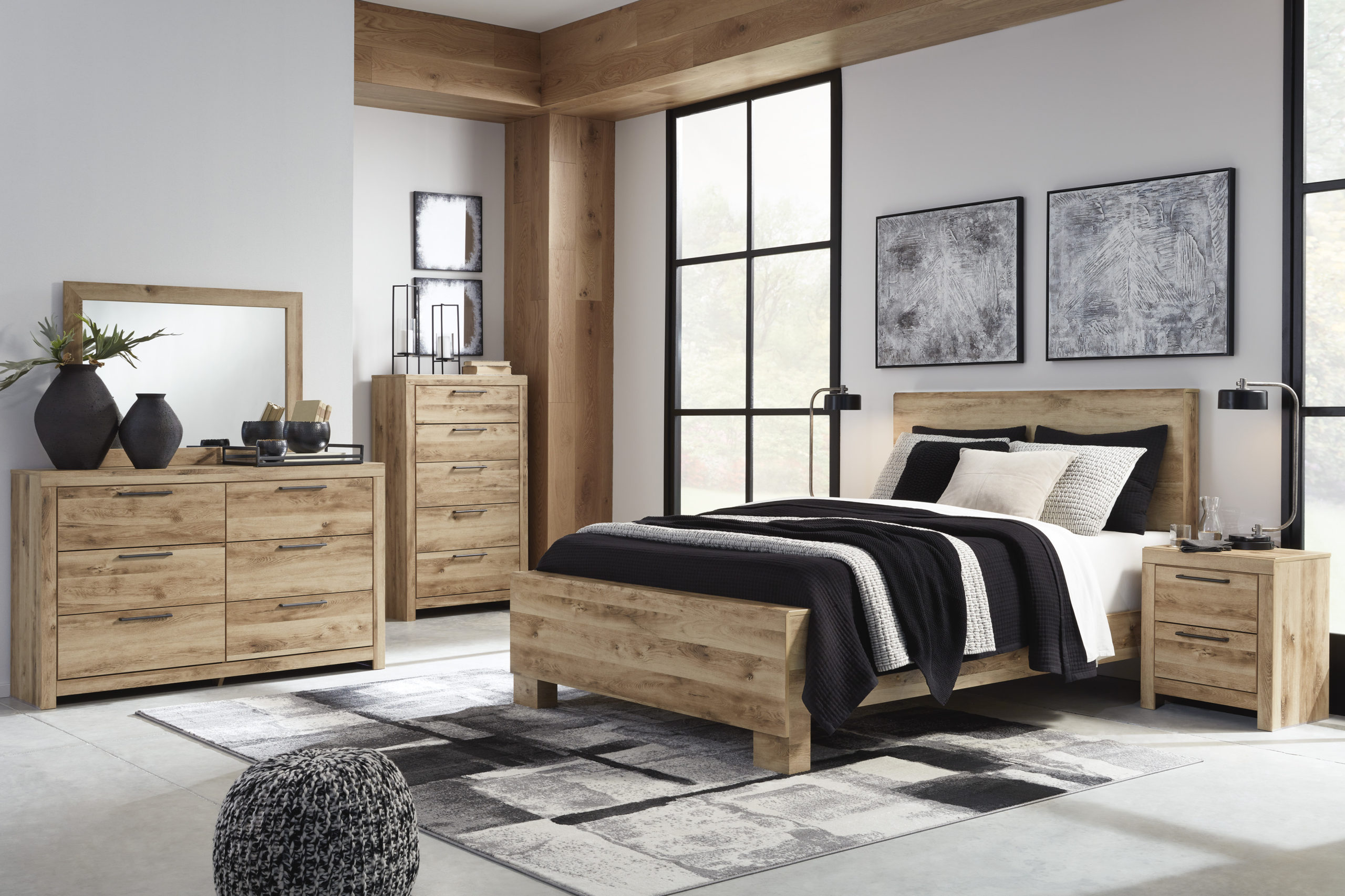 Hyanna Panel OR Panel Storage Bed Pkg