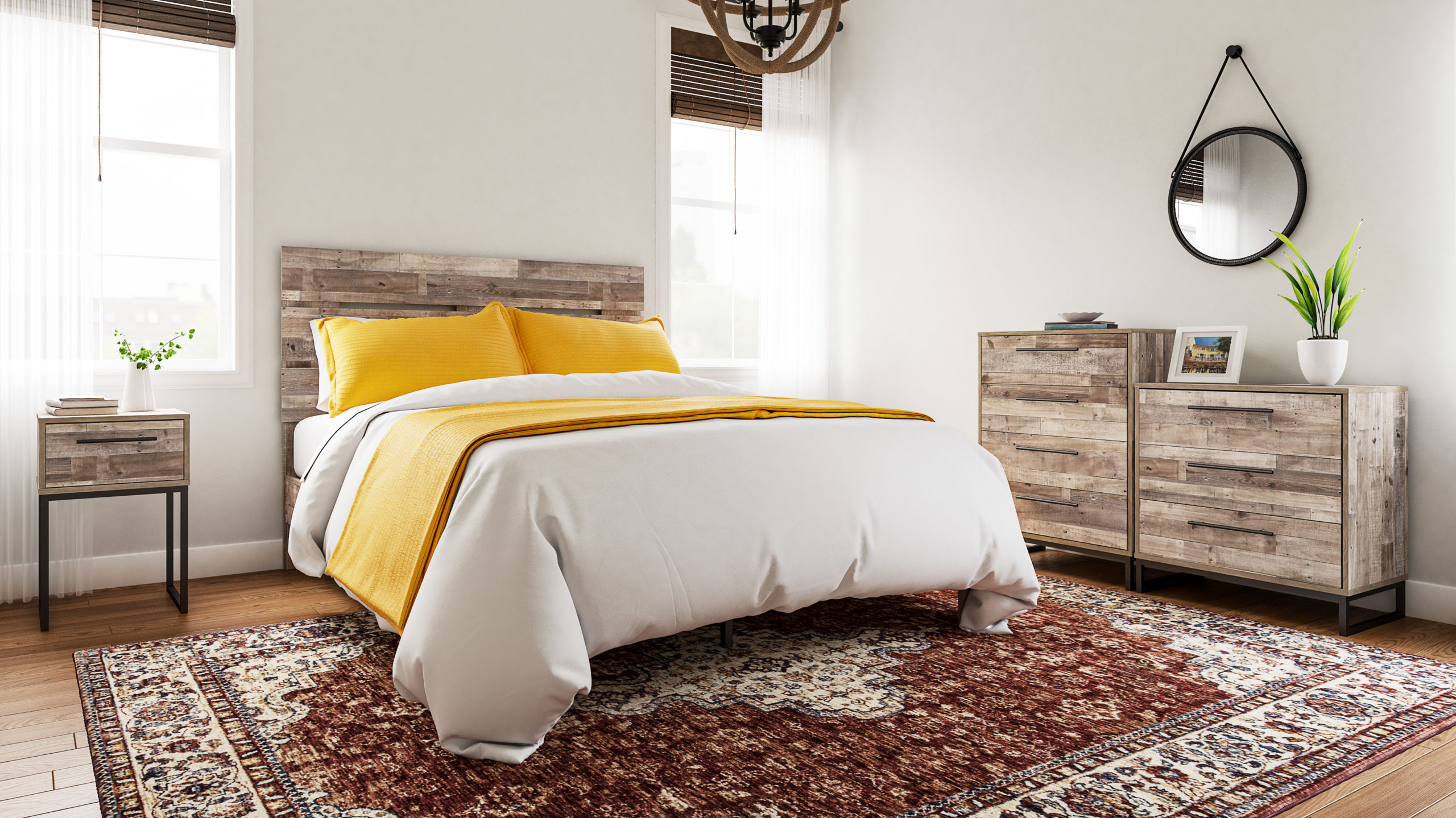Neilsville Bedroom Package (Whitewash)