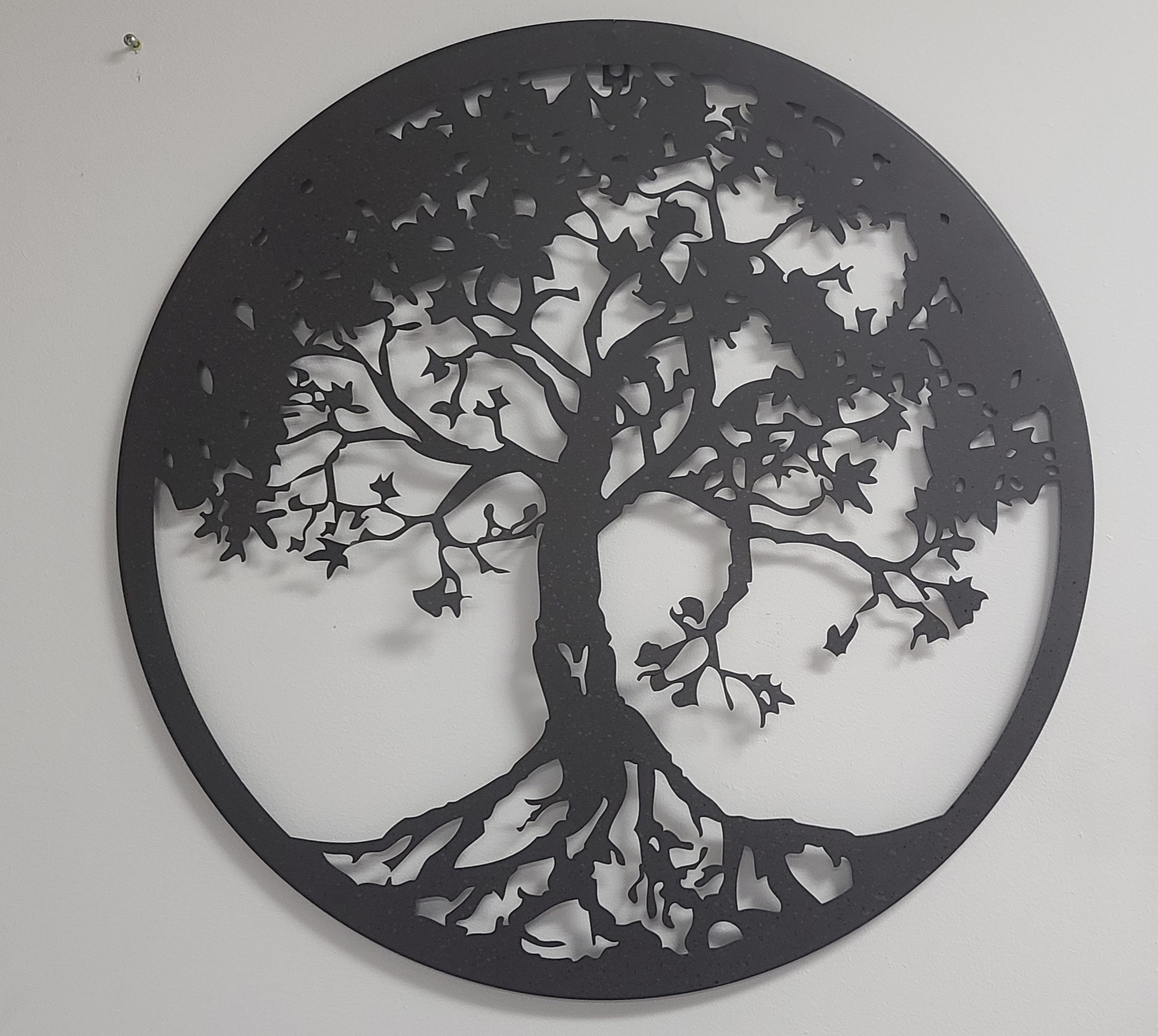 Round Metal Tree of Life 24x24
