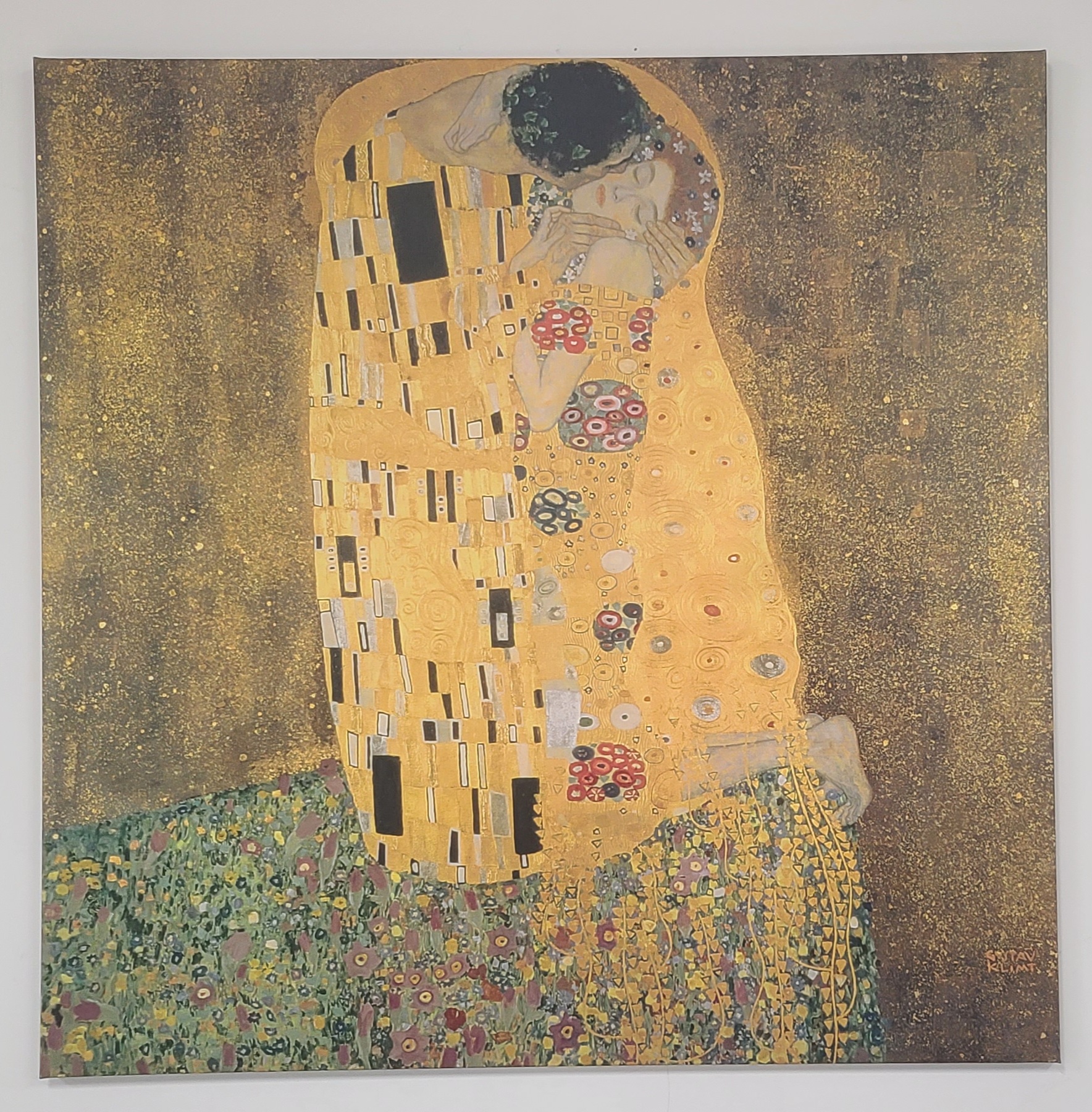 Gustav Klimt The Kiss 35x35