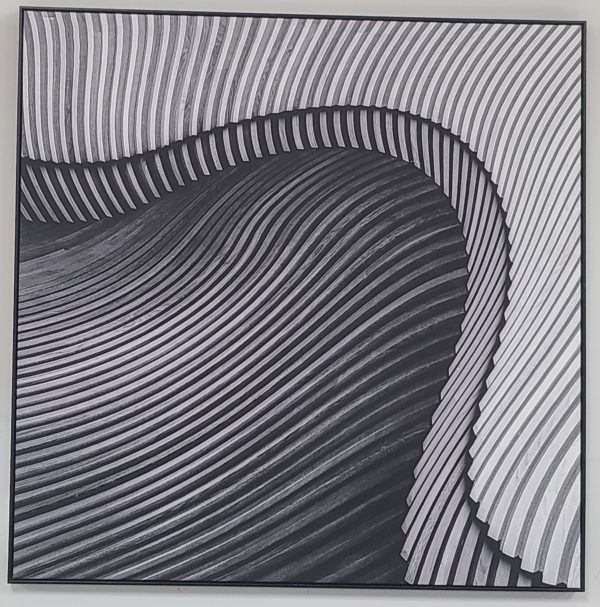 Black and White Hills 36x36