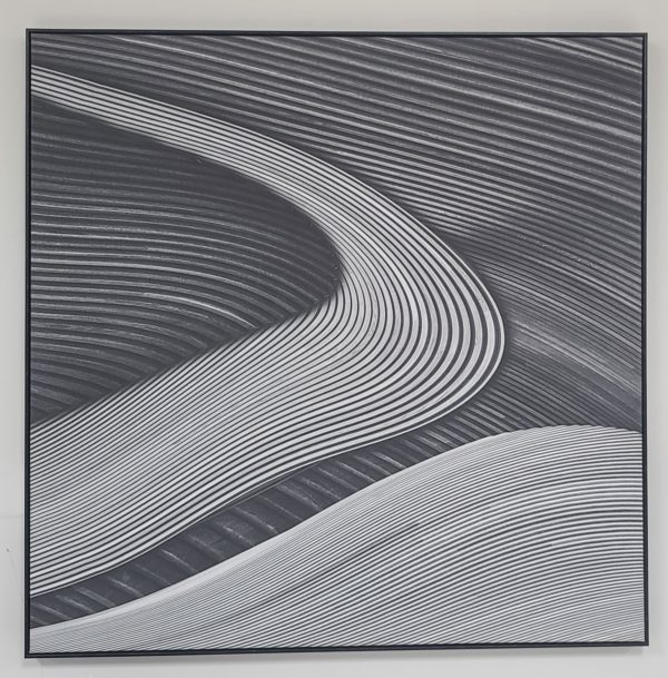 Black and White Valley 36x36