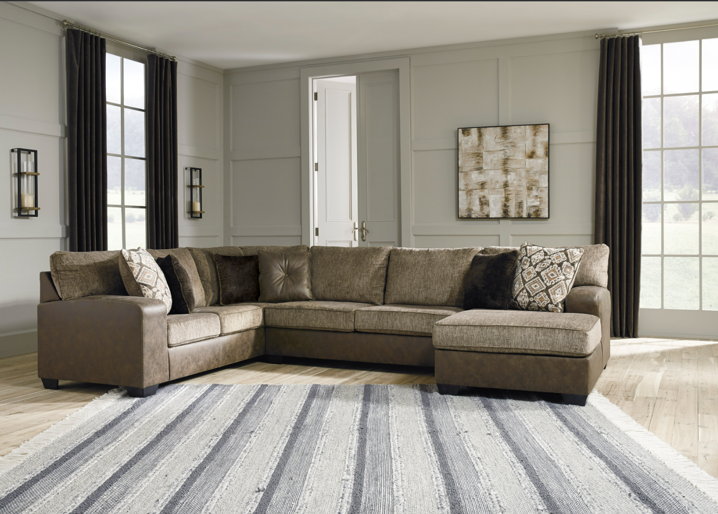 Abalone 3Pc Sectional