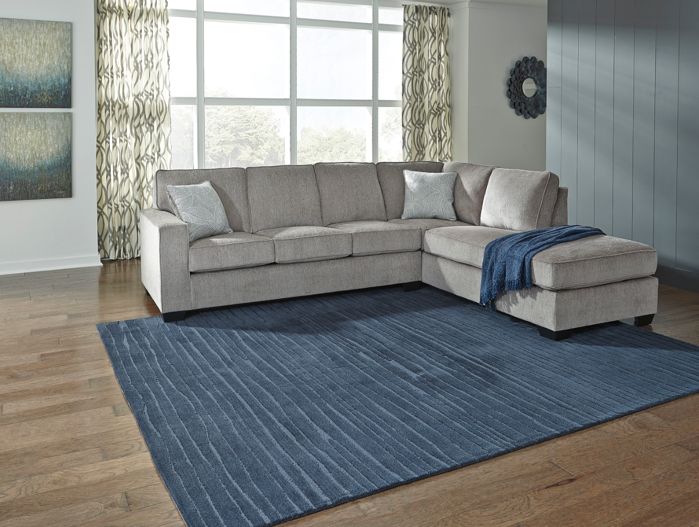 Altari 2Pc Sectional - Alloy