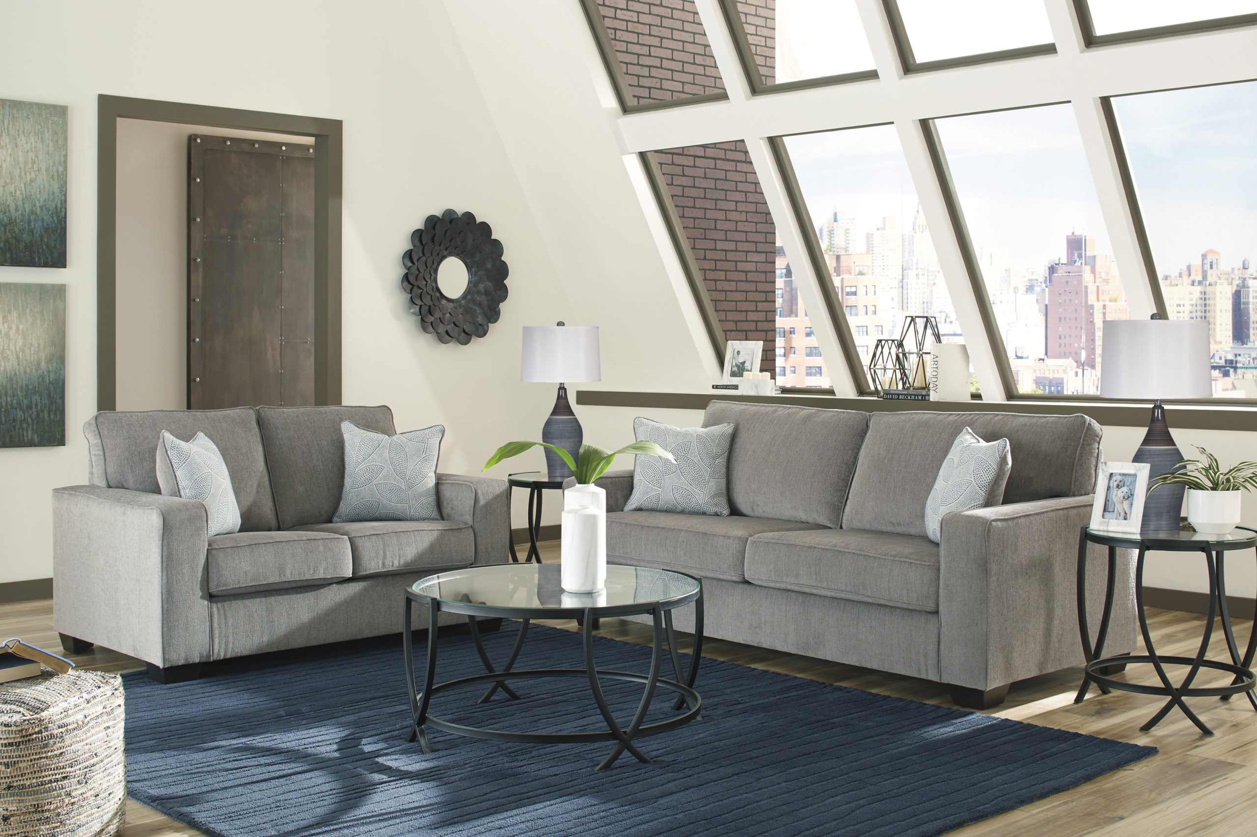 Altari Sofa/Love - Alloy
