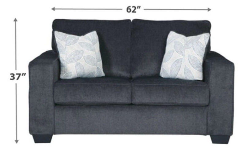 Altari Sofa/Love - Slate - Image 6
