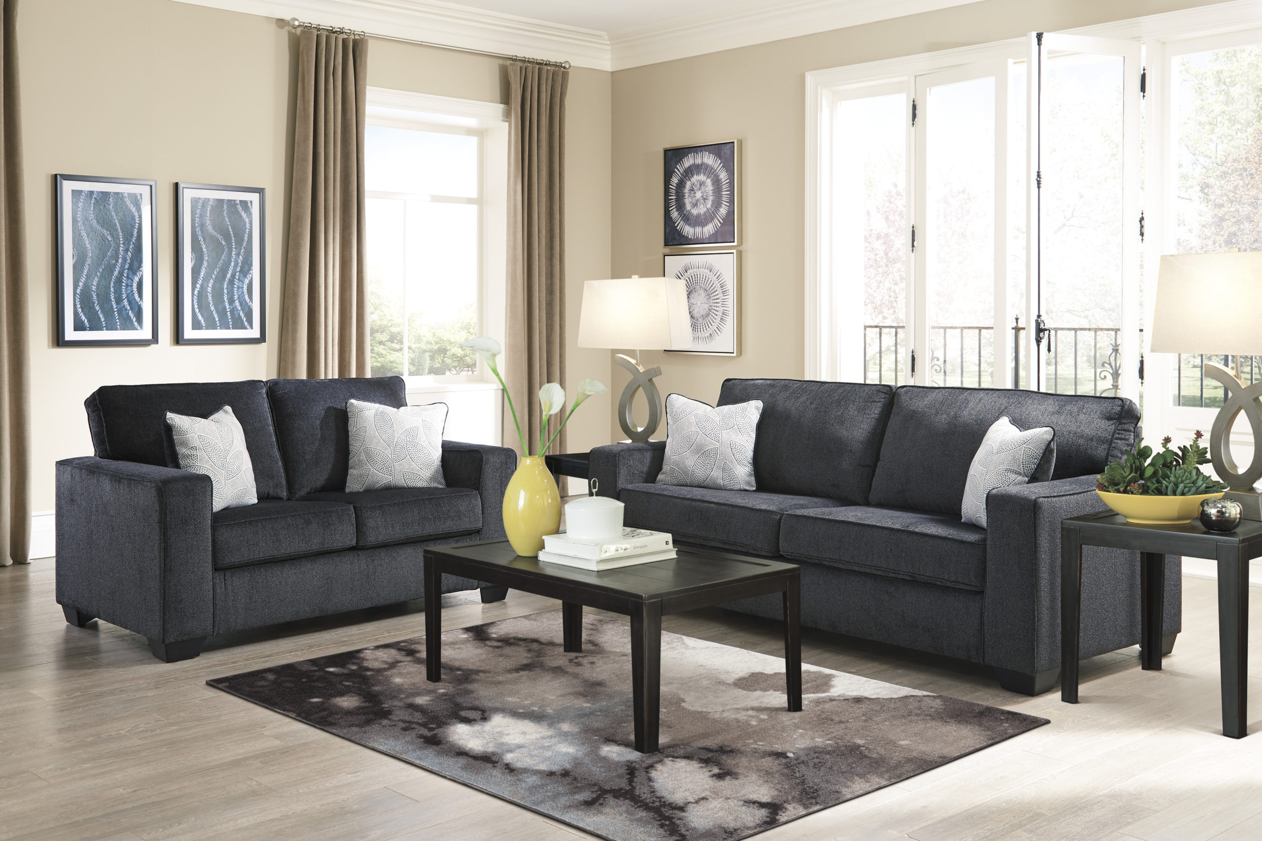 Altari Sofa/Love - Slate