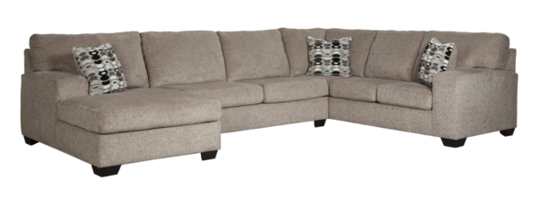 Ballinasloe 3Pc Sectional - Platinum - Image 2