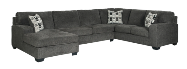 Ballinasloe 3Pc Sectional - Smoke - Image 2