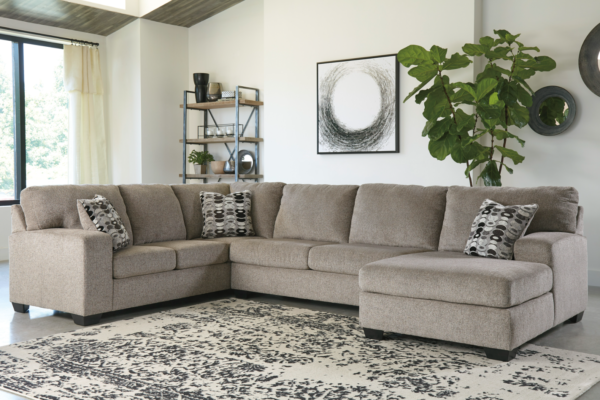 Ballinasloe 3Pc Sectional - Platinum