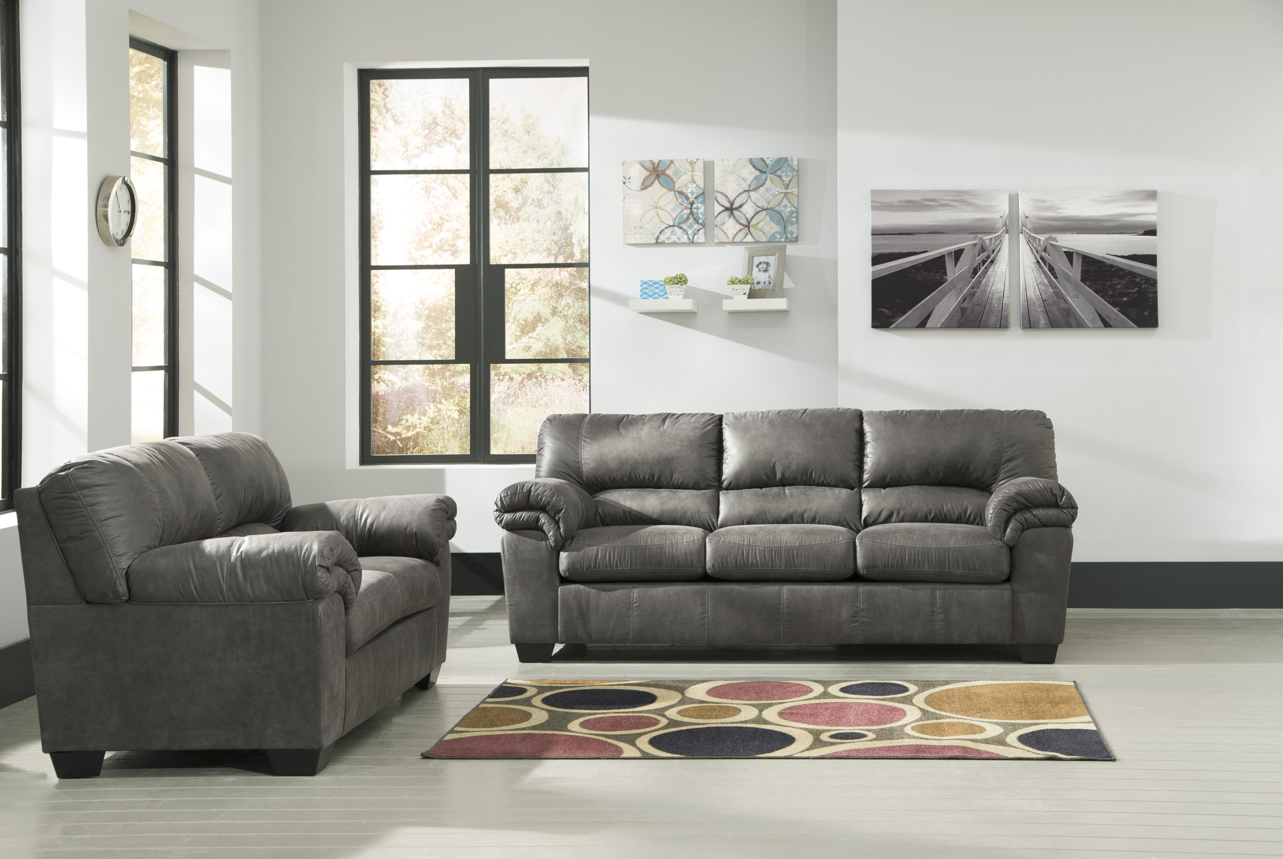 Bladen Sofa/Love - Slate