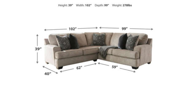 Bovarian 2Pc Sectional - Image 3