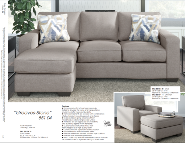 Greaves Sofa Chaise - Image 3
