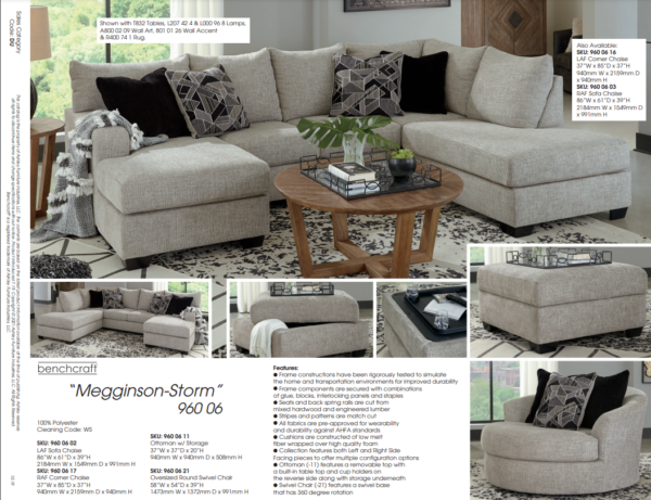 Megginson 2Pc Sectional - Image 3