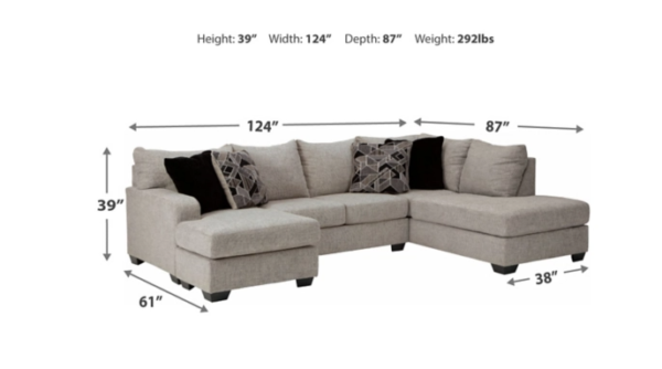 Megginson 2Pc Sectional - Image 4