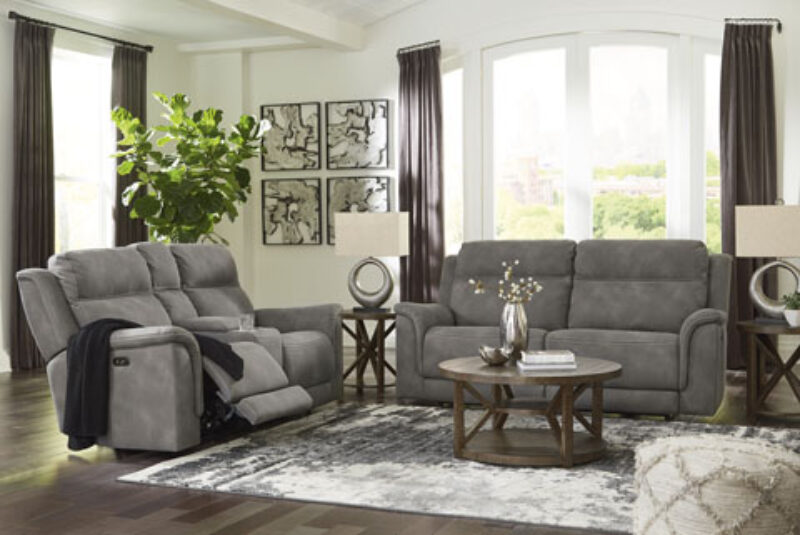 Next-Gen Durapella Power Reclining Sofa/Love