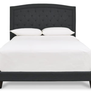 Adelloni King Bed - Charcoal