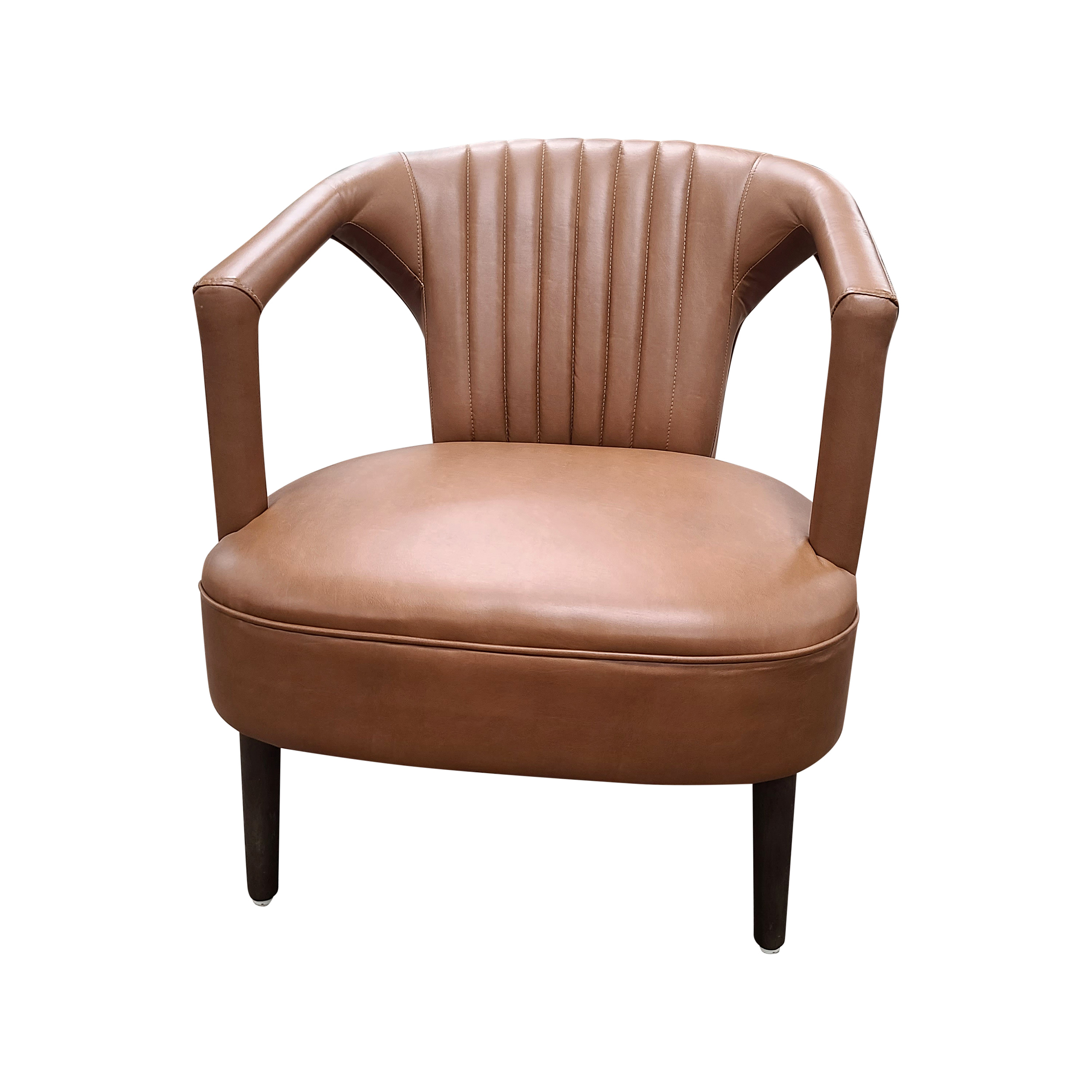 Toffee Brown Accent Chair
