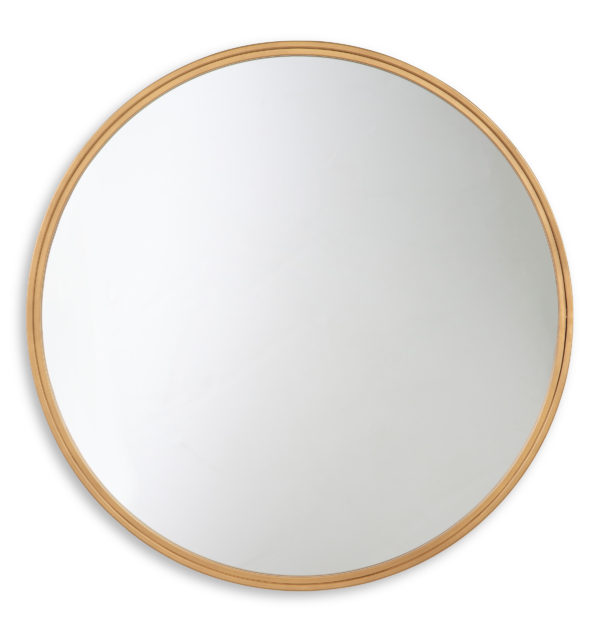 Brocky Round Gold Mirror 31"