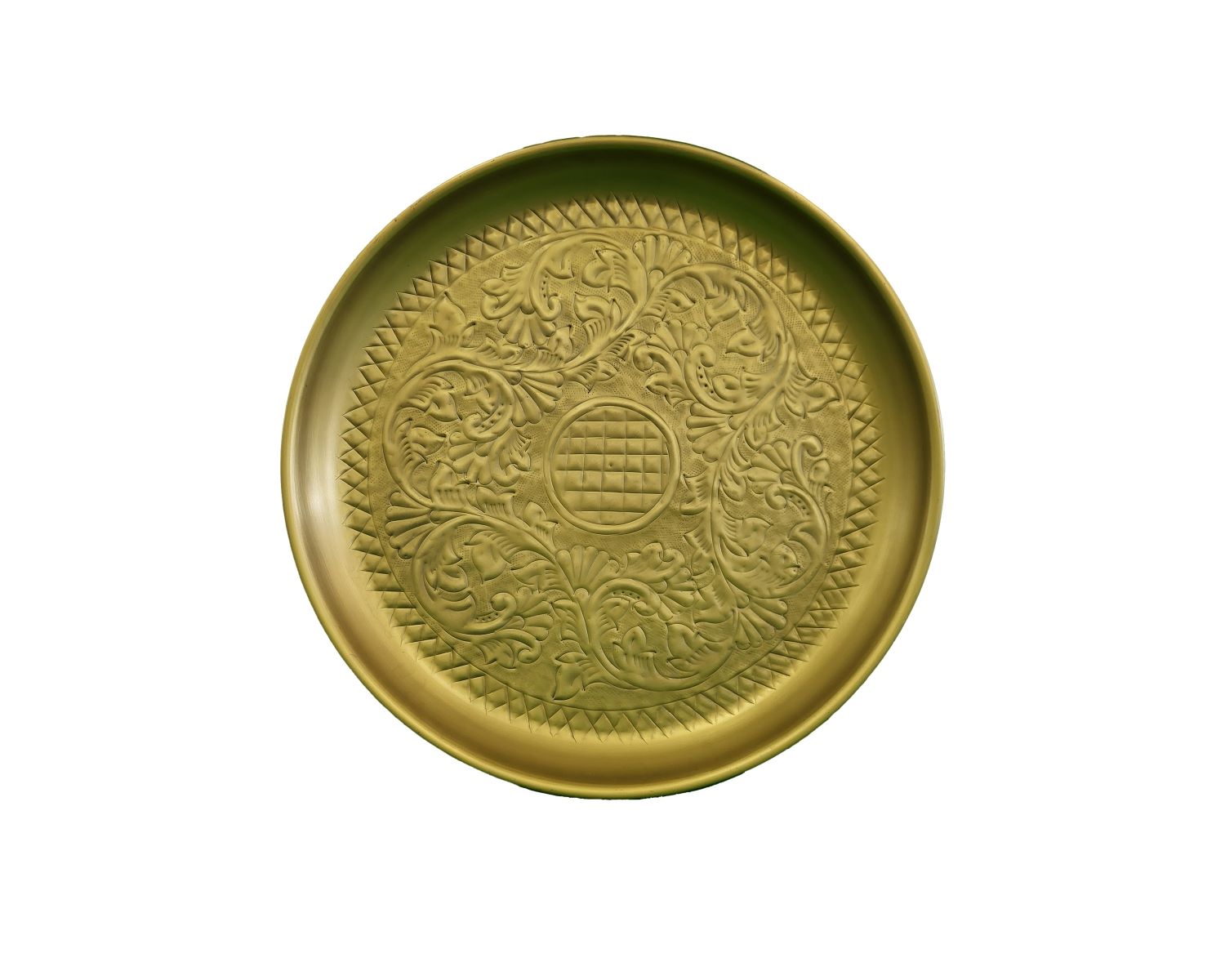 Gold Tray - D 20.5 In