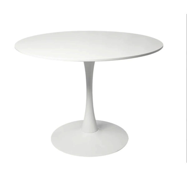 White Pedestal Table