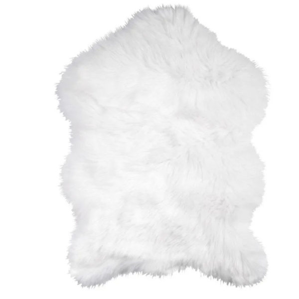 Sheepskin Accent Rug 2x3