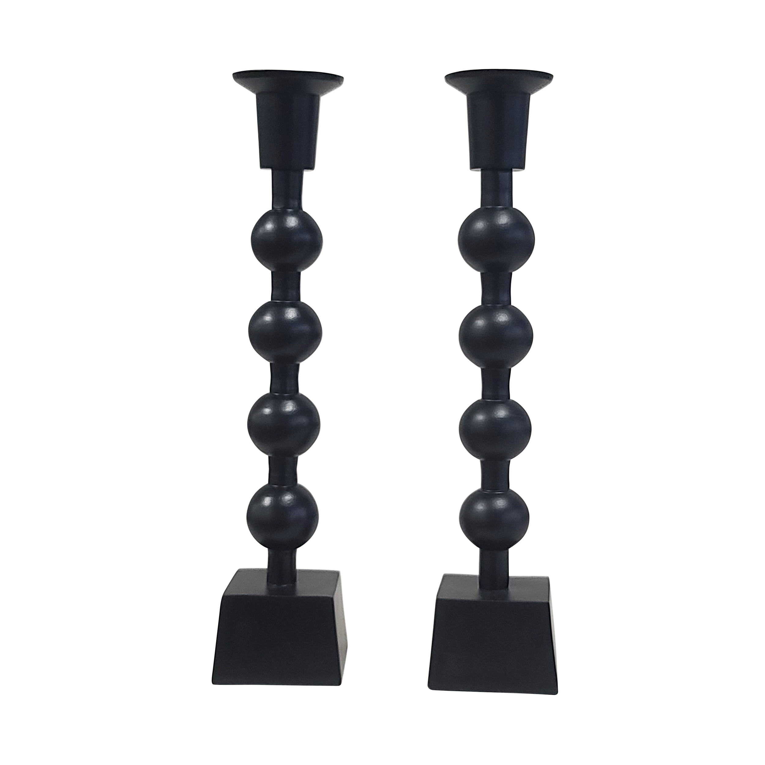 Candlesticks Small Beaded x2