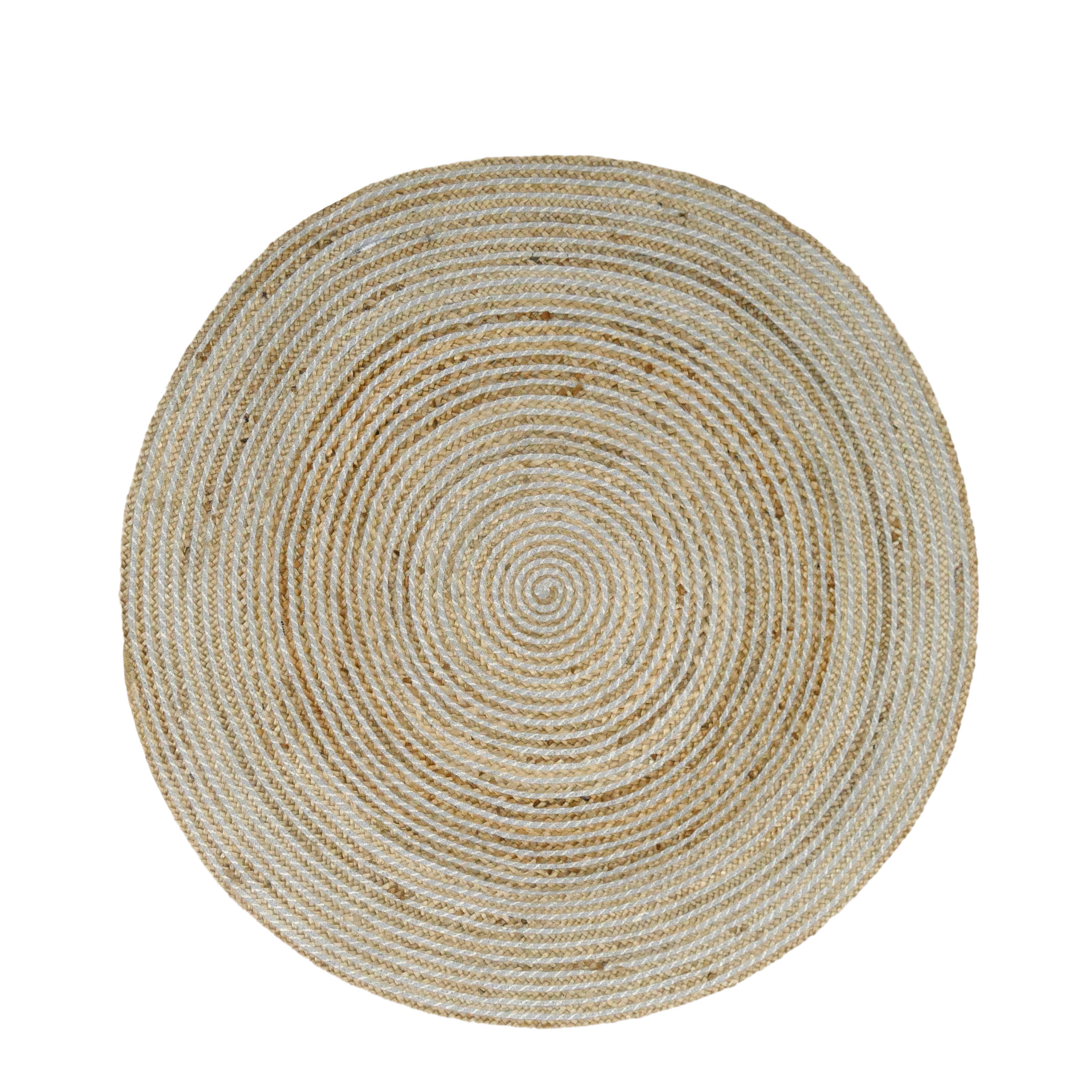 Jute Braided 4′ Round