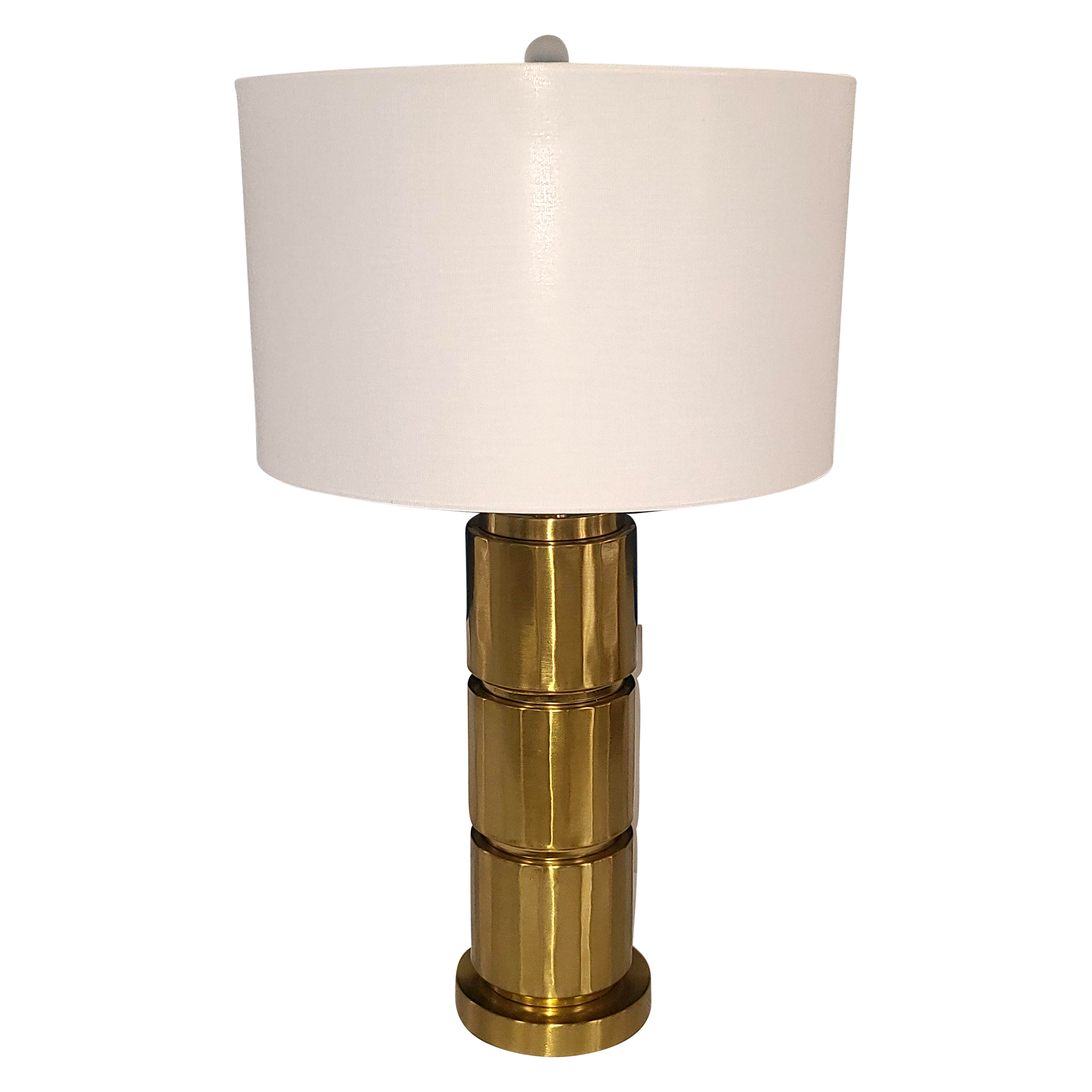 Gold 3 Cylinder Lamp