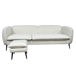 Artiste Ivory Sofa &Ottoman
