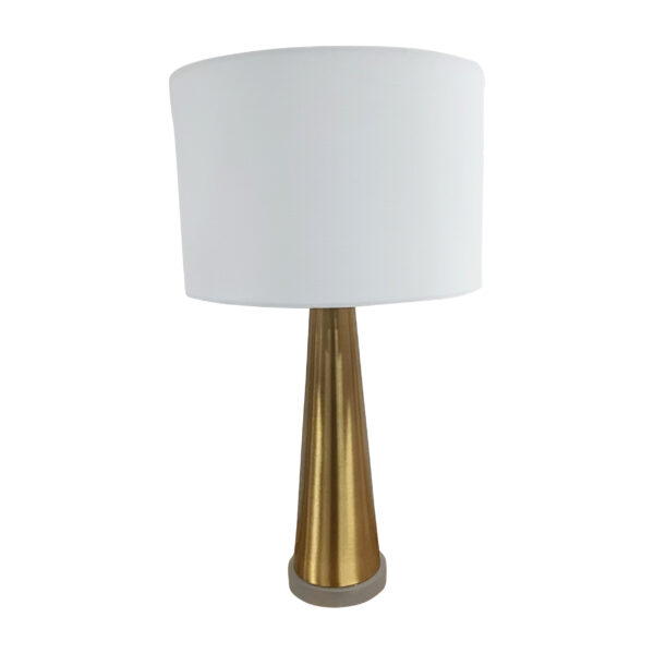 Gold Cone Lamp