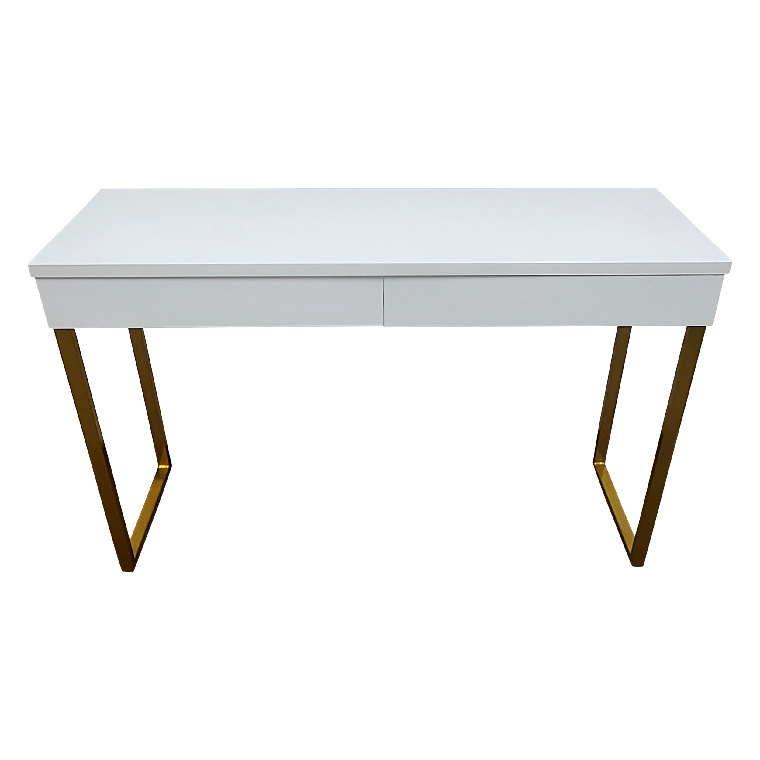 Miyi White & Gold Desk