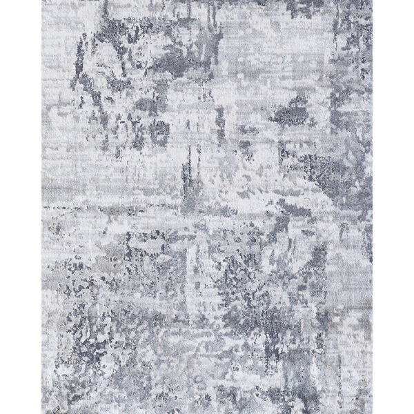 Onyx Gray & Cream Rug 5x7