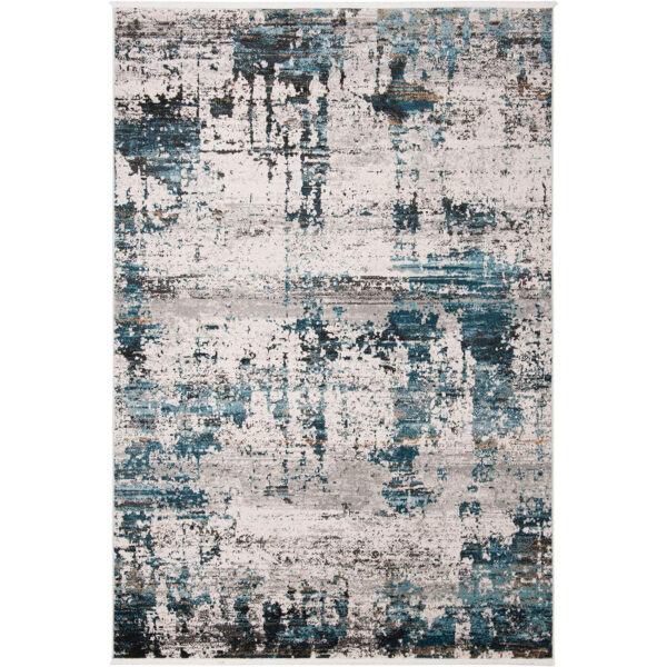 Blue Scatter Rug 5X7