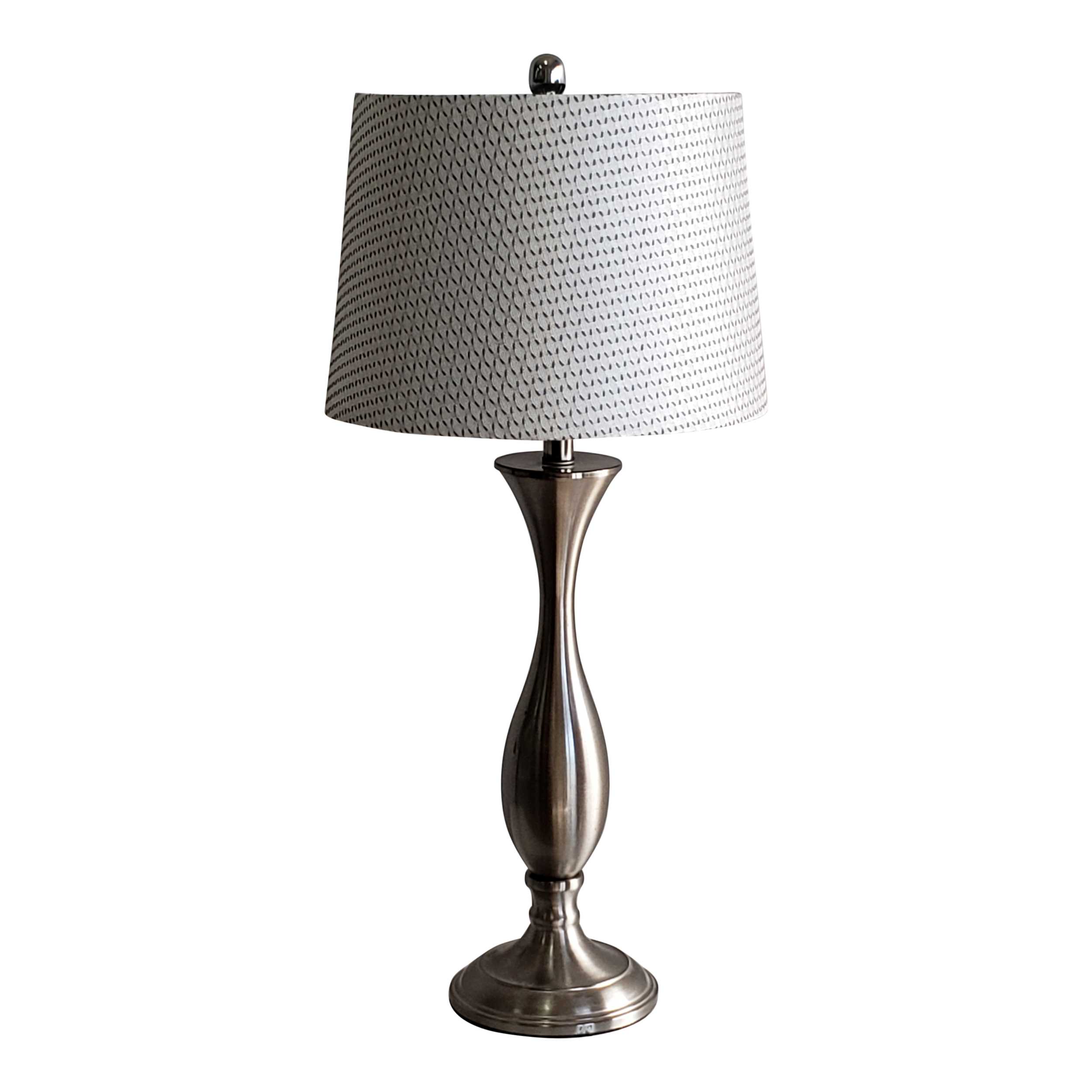 Brushed Nickel Lamp