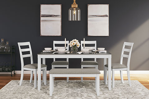 Stonehollow 6Pc Dining Set