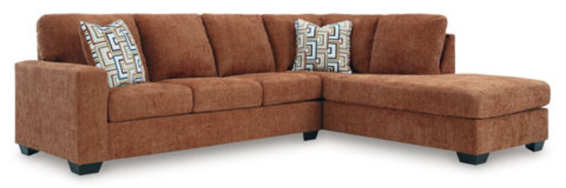 Aviemore 2Pc Sectional with Chaise - Spice - Image 2