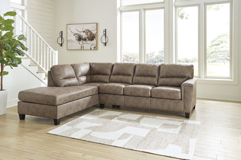 Navi 2Pc Sectional Sofa Chaise