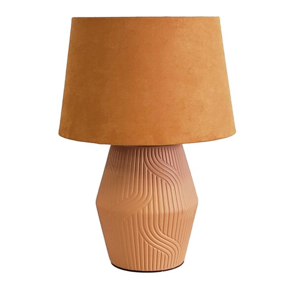 Terracotta Ceramic Lamp